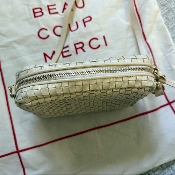 Clare V Woven Crossbody Bag in Beige - Picture 9 of 10